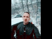 Preview 2 of Slutboyben CAM4 Sexy Pornstar Exhibitionist Exposed At Cruising Area Braunschweig Kennelbad II