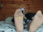 Preview 4 of GIANTESS NYLON AND SHRINKING WOMAN