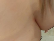 Preview 6 of I thought I could work, but I end up with cum on my tits !