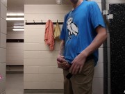 Preview 2 of johnholmesjunior at open public showers change room in burnaby sports complex vancouver