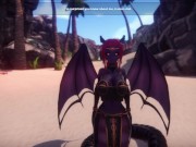 Preview 2 of Fucking Big Titties Elf Girl (Monster girl island gameplay ep1)