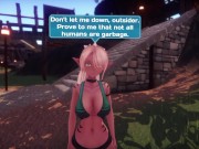 Preview 4 of Fucking Big Titties Elf Girl (Monster girl island gameplay ep1)