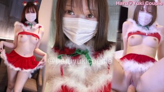 Holiday morning♡Lovey-dovey before going to work♡Boyfriend creampie Maria♡Japanese amateur hentai