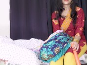 Preview 2 of Priya Maid's dirty pussy fucked hard with gaaliyan by maid after deep blowjob. desi hindi sex video