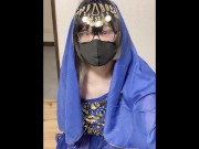 Preview 3 of Japanese crossdresser dancer anal masturbates with dildo