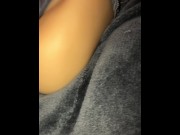Preview 2 of Pretty Hot Sexting Action With My FTM Friend On Snap Chat While Using Toys & Wifes Dirty Panties