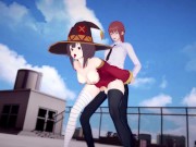 Preview 1 of Futa Makima x Futa Megumin and Futa Mei Mei