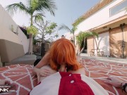 Preview 6 of VR Conk Sexy Redhead Chloe Surreal fucks hard In One Piece Nami HD Porn