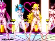 Preview 6 of [MMD]AOA - Short Hair (Xayah/Soraka/Gwen/Ahri) [Fixed Cam Strip ver.] League of Legends