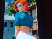 Preview 1 of Gwen Tennyson from Ben 10 amazing body adult sexy JIZZ TRIBUTE