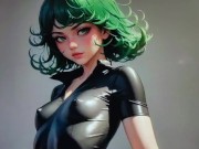 Preview 2 of Tatsumaki gorgeous ass big ass cumshot from One Punch Man JIZZ TRIBUTE