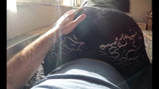 Mesh pants lapdance for my stepbrother