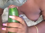 Preview 5 of Big cucumber 🥒 cum in my mouth 👄