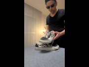 Preview 4 of German Twink licks and fucks his Vans Sneakers, cums and licks the sperm from shoes