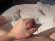 Preview 4 of Hotel Room Masturbation With Moaning & Cumshot