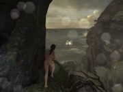 Preview 4 of Tomb Raider (2013) Nude Mod Installed Game Play [Part 02] Porn Game