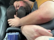 Preview 2 of Chubby bear Nemo worships and licks friends feet and toes
