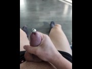 Preview 2 of Cum Through Urethral Sounder In Slow Motion