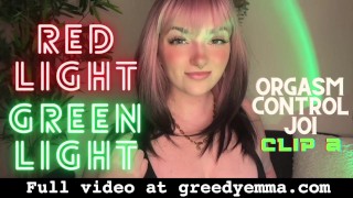 Red Light Green Light JOI Clip A - Jerk Off Instructions Game Goddess Worship