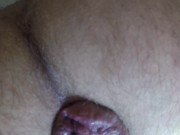 Preview 3 of Rimmjob. My wife licks and sucks my ass until I prolapse. Cum on tits and licked to orgasm.