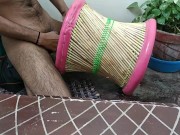 Preview 1 of Handicraft Bamboo Chair deeply hardcore fucked with different angles - CumBlush