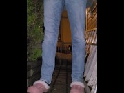 Preview 4 of Pissing my jeans outside