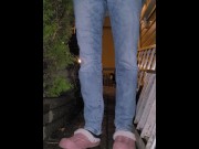 Preview 5 of Pissing my jeans outside
