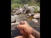 Preview 1 of The nature makes me horny (Public handjob)