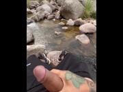 Preview 3 of The nature makes me horny (Public handjob)