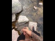 Preview 6 of The nature makes me horny (Public handjob)