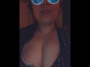 Preview 3 of Drooling all Over my Tits with PJs and Messy Hair