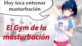 JOI roleplay español, GYM sexual. Descubre nuevas formas de masturbarte.