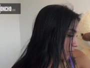 Preview 4 of Stepsisters PRANK With Pussy On Step Bro's dick - Amateur Latina Teen Threesome - RaveTeens