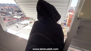 Tesettürlü Kız Arkadaşımı Balkonda Siktim - I Fucked My Muslim Hijab Girlfriend on the Balcony