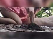 Preview 6 of REVERSE COWGIRL + a bj at the beach