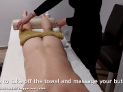 Preview 3 of Massaging my Sister's BF Inside and out until cum inside me