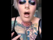 Preview 6 of Curvy Blond With Tattoos Has Sensual Orgasm Using Magic Wand