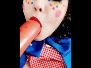 Preview 6 of Crazy Sarah's Balloon Cock Fuck Machine!