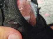 Preview 2 of My wife asked me to a video in which i full her black thong panties