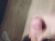 Preview 5 of Slapping my dick around. Also blowing a huge load of cum