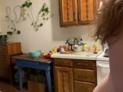 Preview 5 of Smashing Your Balls to Make Cookies: Naked in the Kitchen with Ginger PearTart Episode 79