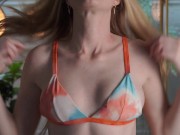 Preview 3 of Sierra Ky Hot Fit Teen Bikini Try On Haul