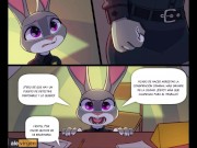 Preview 2 of Little Rabbit Judy Fucks Her Boss To Keep Her Job - Zootopia