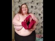 Preview 6 of BBW Dancing to Music while Trying on Clothes