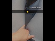 Preview 1 of Snapchat hoe public car masturbation