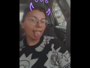Preview 3 of Snapchat hoe public car masturbation