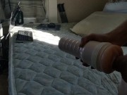 Preview 2 of One Of My First Fleshlight Creampies (Older Videoo)