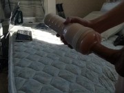 Preview 3 of One Of My First Fleshlight Creampies (Older Videoo)