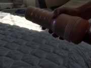 Preview 5 of One Of My First Fleshlight Creampies (Older Videoo)