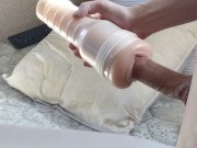Preview 6 of One Of My First Fleshlight Creampies (Older Videoo)